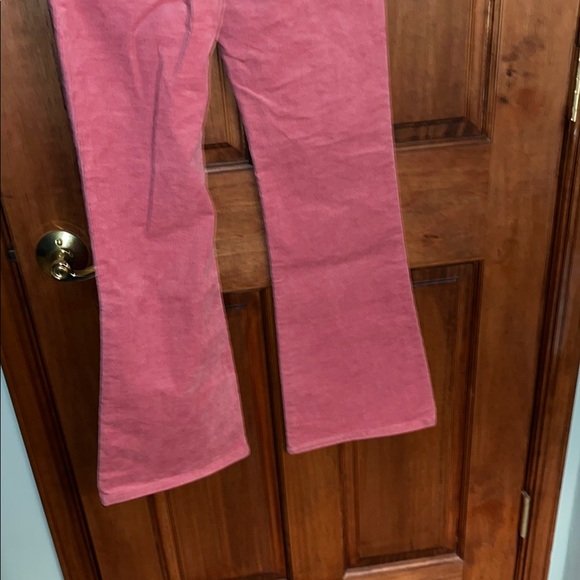 Girl’s Pink Corduroy Flared Jeans - Picture 4 of 5